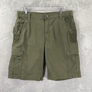 Carhartt Shorts men's 36 Rugged Flex 11" Inseam Cargo Snap Pocket Relaxed Fit